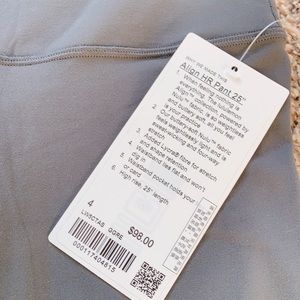 COPY - Lululemon Align High-Rise Pant 25” Graphite Gray GGRE Size 4